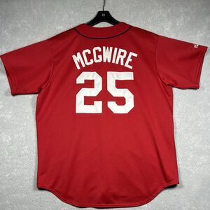 Vintage 90s MLB Mark Mcgwire Majestic St Louis Cardinals Sewn Jersey Sz XL